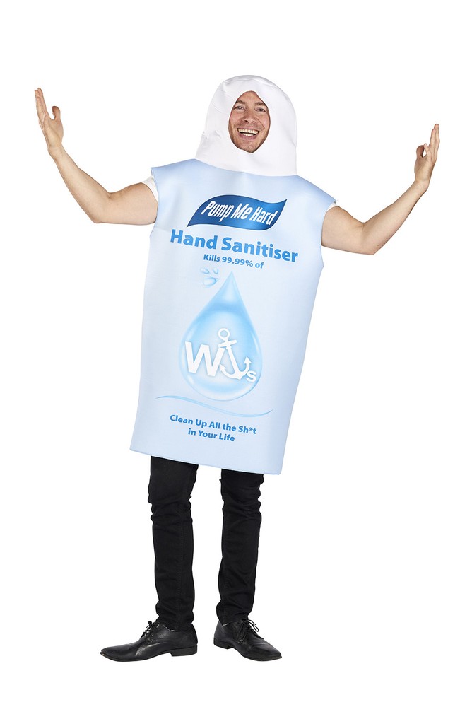 Hand Sanitizer One Size Adult Costume Tunic for Fun Dress Up