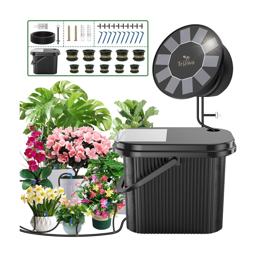 Solar Powered DIY Drip Irrigation Kit for Automatic Plant Watering