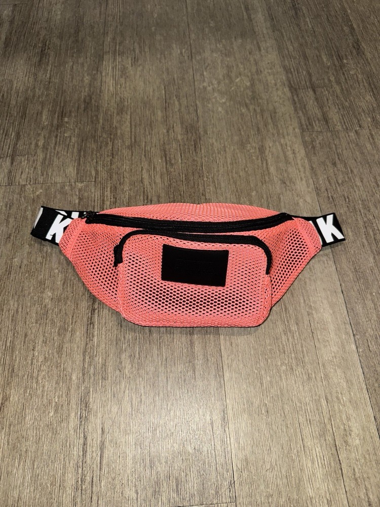 Victoria’s Secret PINK mesh fanny pack with fishnet design