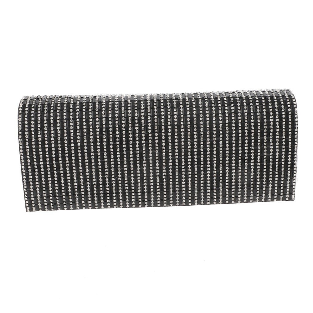 Fashion Satin Fabric Clutch Bag PDP011-BLK