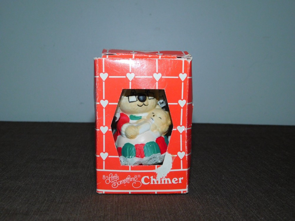 Vintage Cat Kitten Chiming Bell Christmas Tree Ornament 2.75 Inch