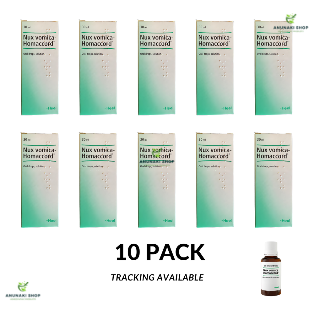 Nux vomica-Homaccord Heel 30 ml liver, stomach and intestinal problems 10 PACK