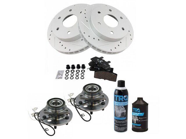 Front Brake Pad Rotor Wheel Hub Kit for 1999 Escalade 4WD 54HGJQ