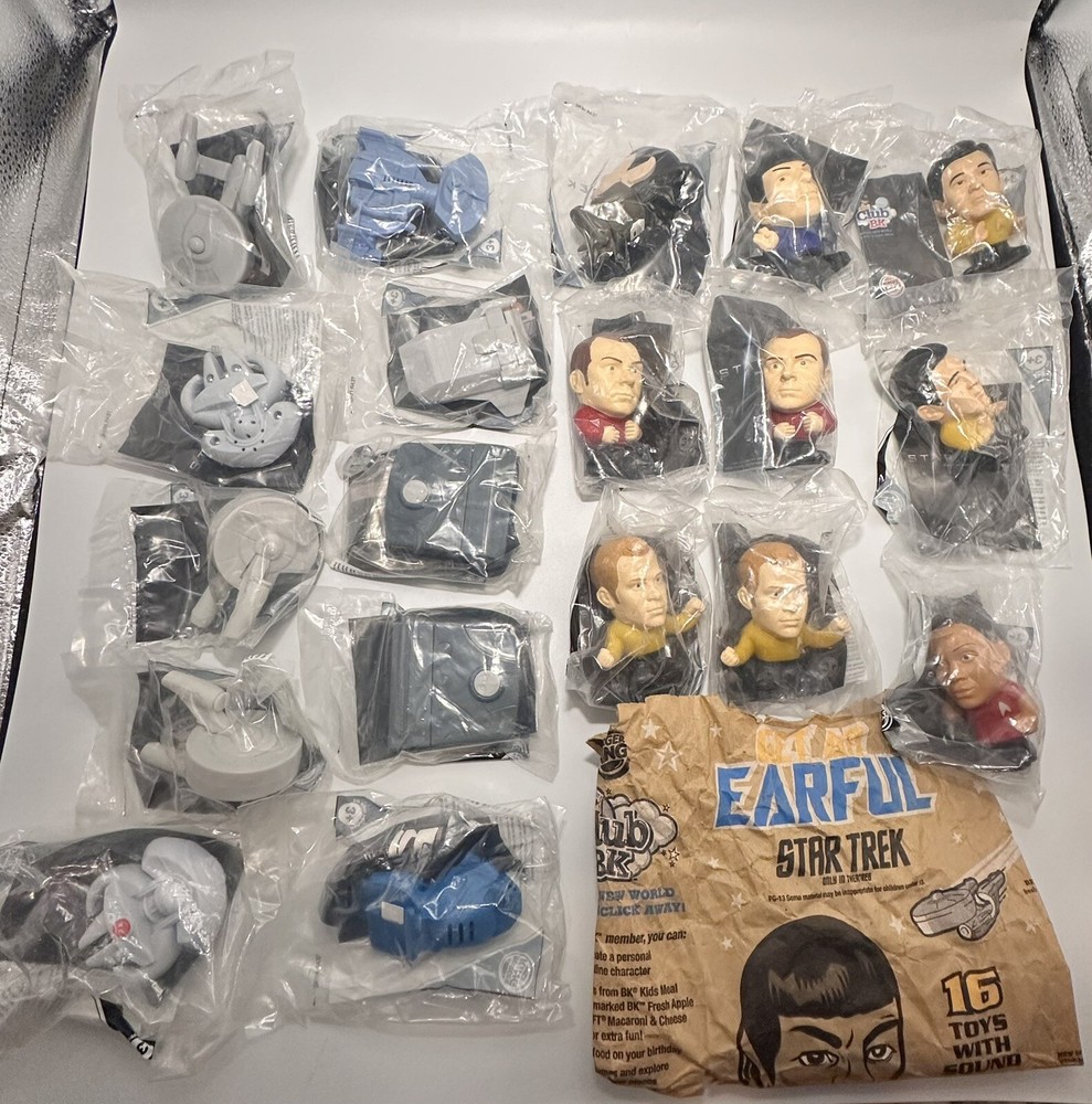 Star Trek 2009 Movie Toy Set 19-Piece Burger King Collection #25D