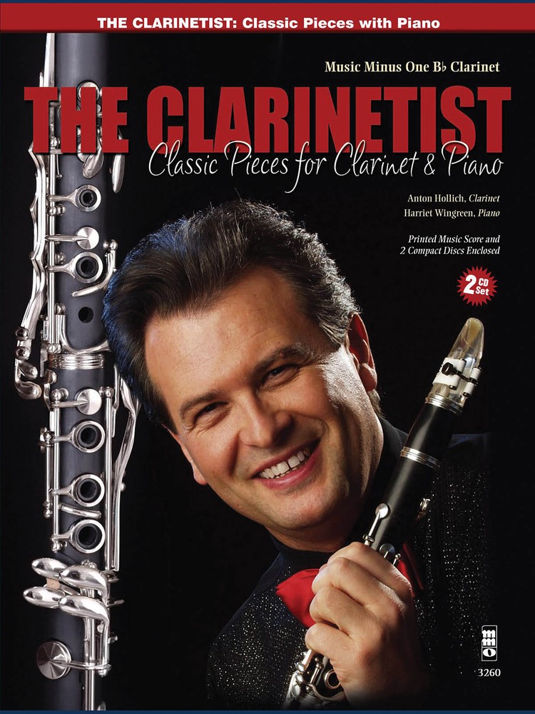 Clarinetist Classical Pieces Bb Clarinet Solo Sheet Music Minus One Book 2 CD