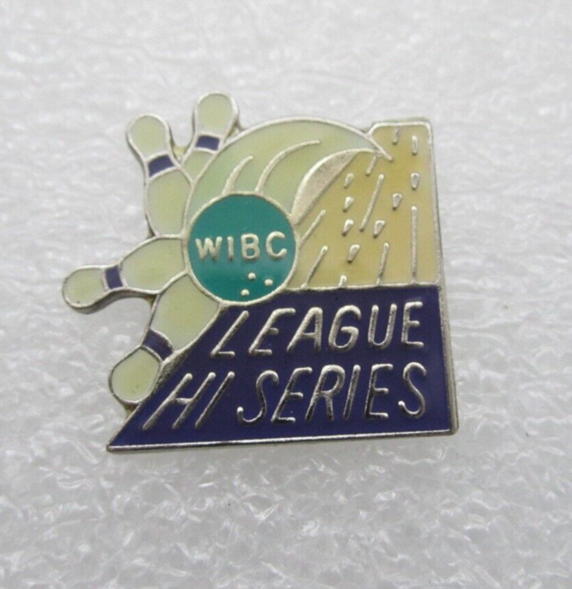 WIBC Bowling League Hi Series Lapel Pin (C777)