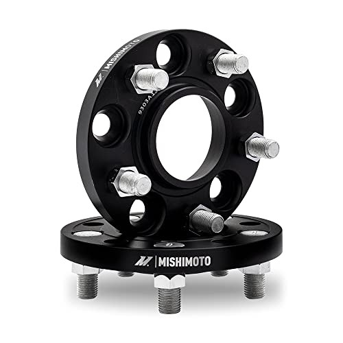 Mishimoto MMWS-001-450BK Wheel Spacers, 5x114.3, 70.5mm Center Bore, M14 X 1.5,