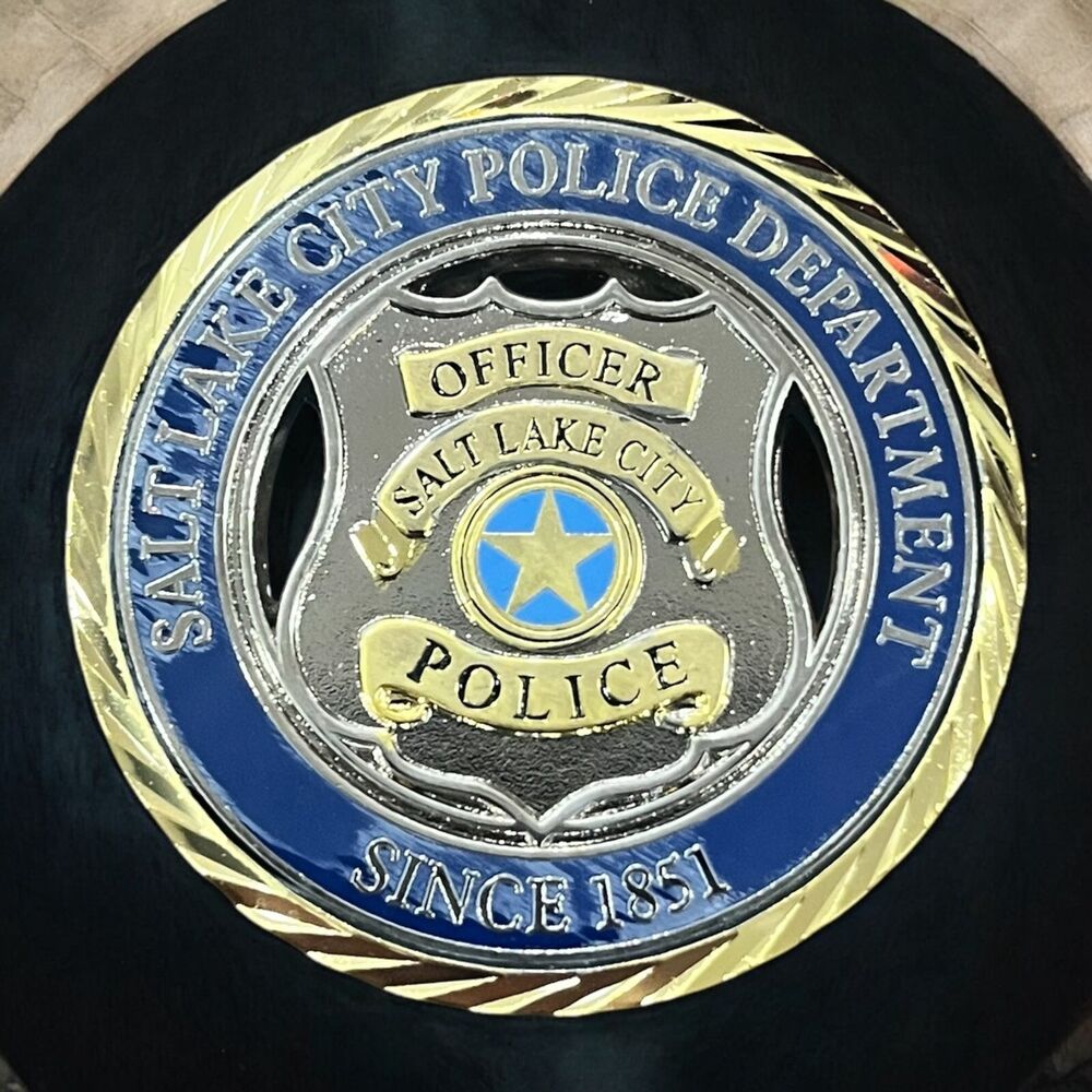 Salt Lake City Police Department SLCPD Utah Challenge Coin W/Plato Quote