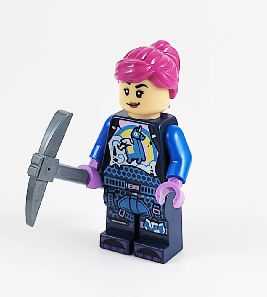 LEGO Fortnite Brite Bomber Minifigure with Pickaxe from Battle Bus Set 77073