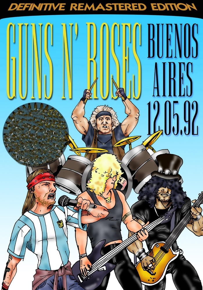 GUNS N ROSES 12.05.92 - ARGENTINA DVD   I ACCEPT PAYPAL!!!-image