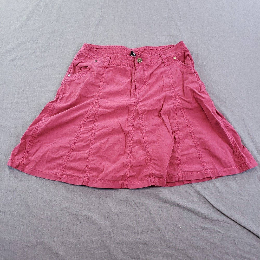 Kuhl Skirt Womens 8 Pink Hiking A Line Mini Stretch Pockets Outdoors Patina Dye