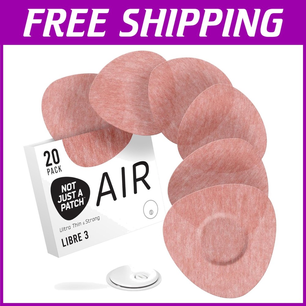Freestyle Libre 3 Sensor Covers 20 Pack Thin Waterproof Adhesive Patches