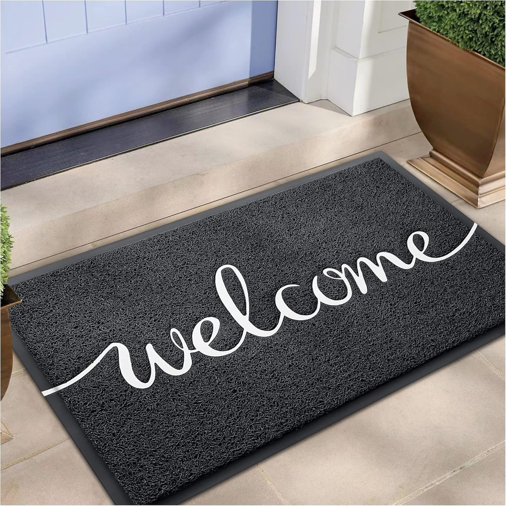 Funny Welcome Mats, Front Door Mat for outside Entry, Doormat Outdoor/Indoor Ent