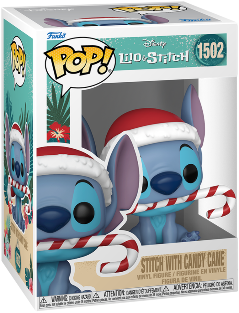 Funko POP! Disney Lilo & Stitch - Stitch w/ Candy Cane (Damaged Box) #1502