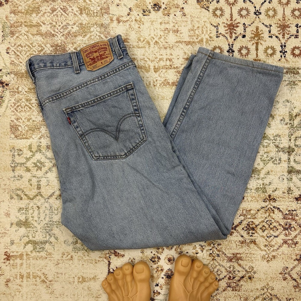 Vintage Levi’s 505 Jeans W42xL32 Size Classic Y2K 00s style USA Old Money Used