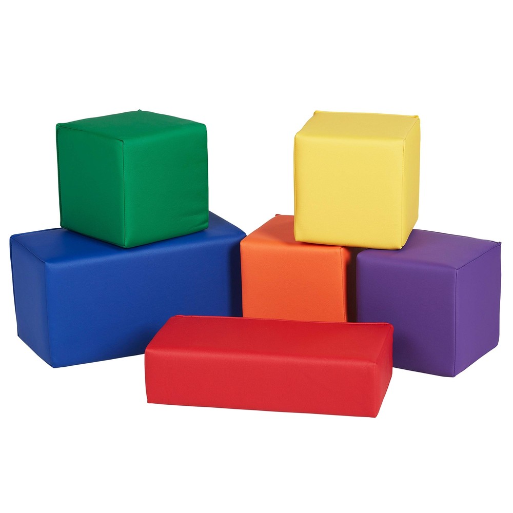 10414-AS SoftScape Stack-a-Block Big Foam Construction Building Blocks, Soft ...