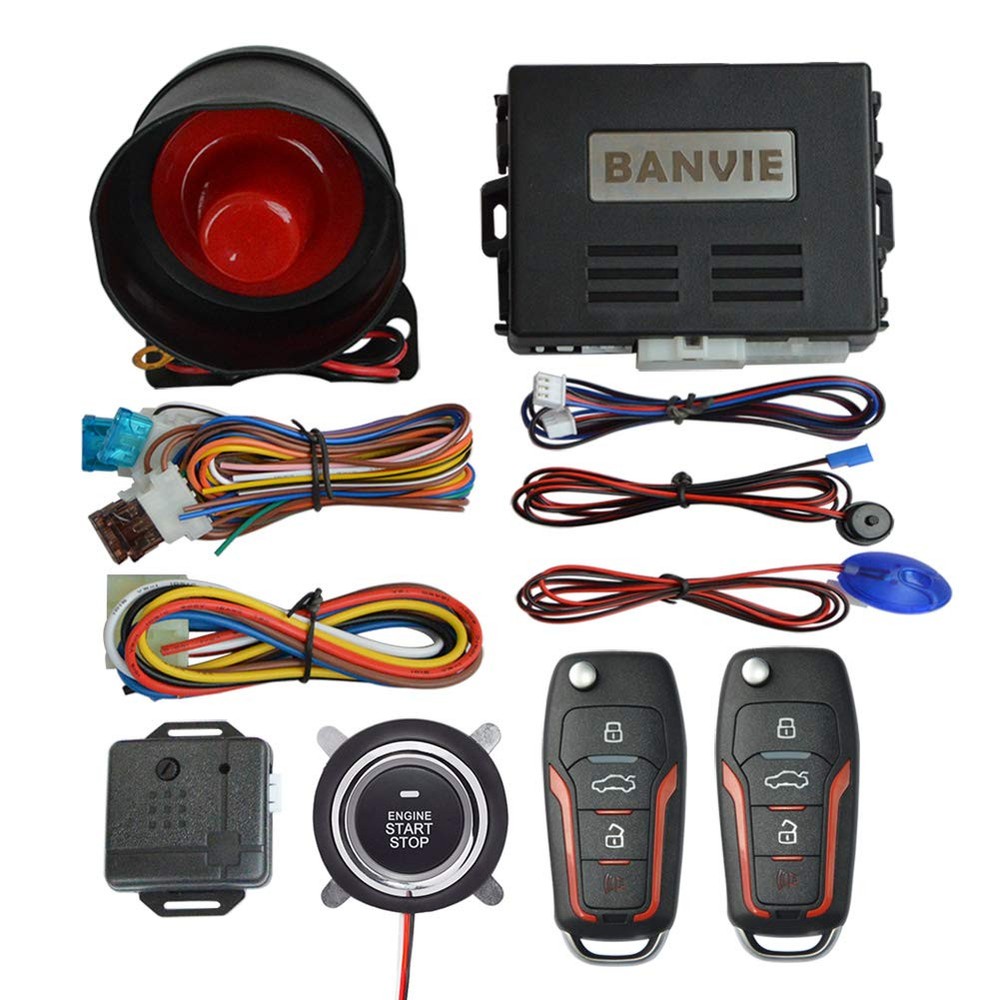 1. Keyless Entry Alarm & Remote Start System for Cars