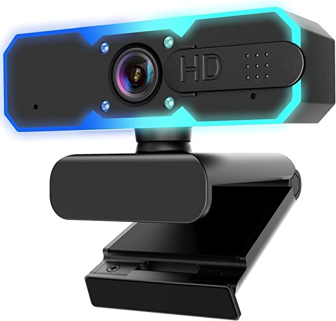 1080P 60FPS Streaming Webcam, Streaming Camera with Microphone Paypal only-image