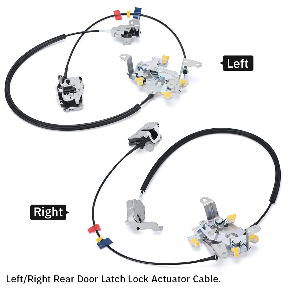 Extended Cab Rear Door Latch Lock Cable for Ford F250 F350 Super Duty