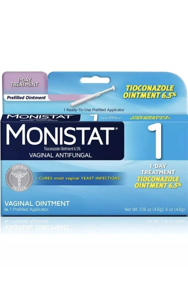 Monistat 1 Day Yeast Infection Treatment Net. Wt. 0.16 Oz Exp 04/2015