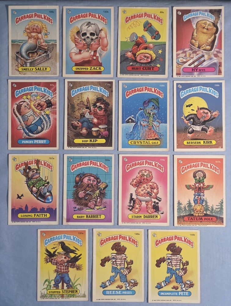 1986 Garbage Pail Kids Lot (15)