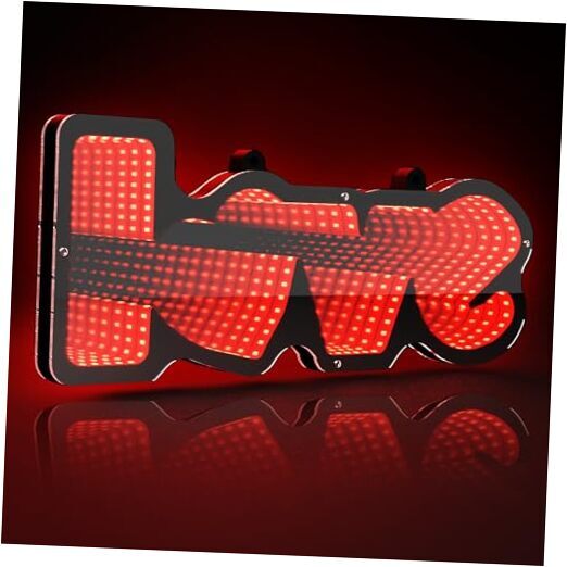 Love Heart Red Neon Sign - Illuminate Your Space with Romantic Glow  