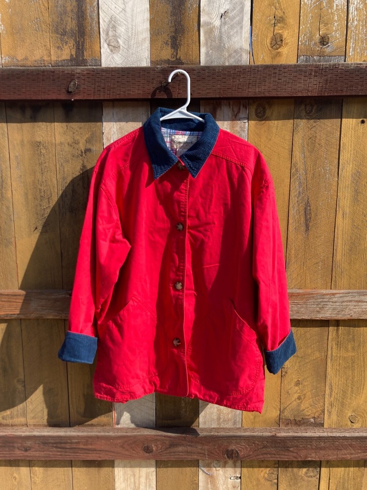 Vintage 90s Greatland corduroy jacket with button-up front and pockets Size M