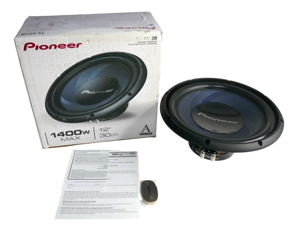 Pioneer TS-A123R 12 1400W 4-ohm Car Subwoofer Free Shipping-image