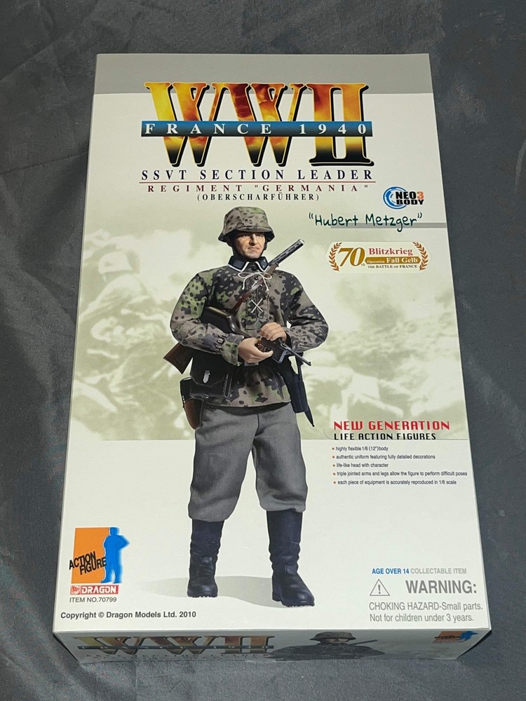 1/6 Scale WWII GERMAN Hubert Metzger Panzergrenadier - NIB Dragon - *SR*