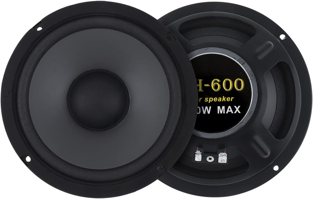 2 Pieces Car Audio Loudspeakers, 6.5 Inch 600W 2-Way Car Hifi Coaxial Speaker Ve