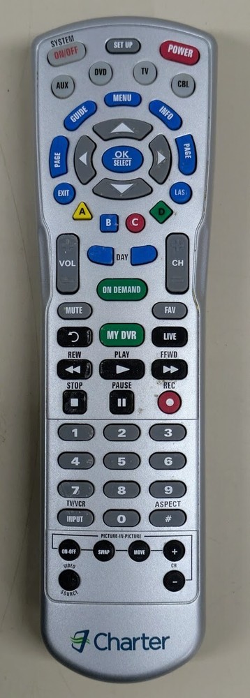 Spectrum Charter Universal Remote Control 1060BC3-0780-001-R for Digital Cable TV  -image