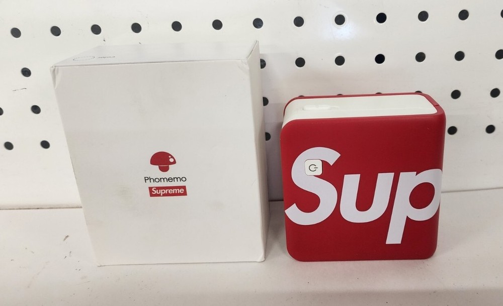 Supreme Phomemo Pocket Printer Red White Rare Limited FW21 Accessories 2021