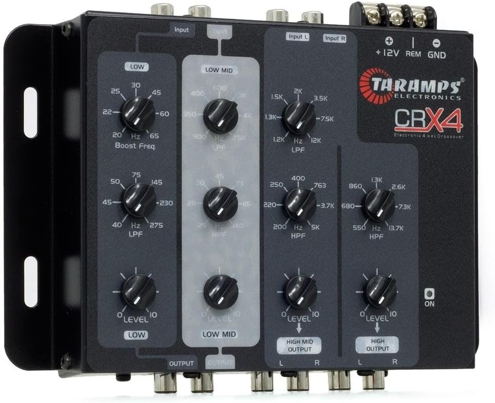 Taramps Crx4 Electronic 4 Way Crossover Rca Channels 8 Volts Rms Car Audio Proce