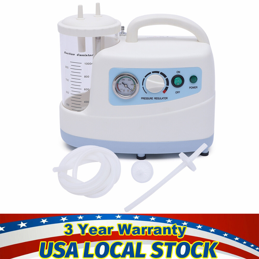 Suction Machine Emergency Medical Portable Aspirator Vacuum Phlegm Unit Mucus