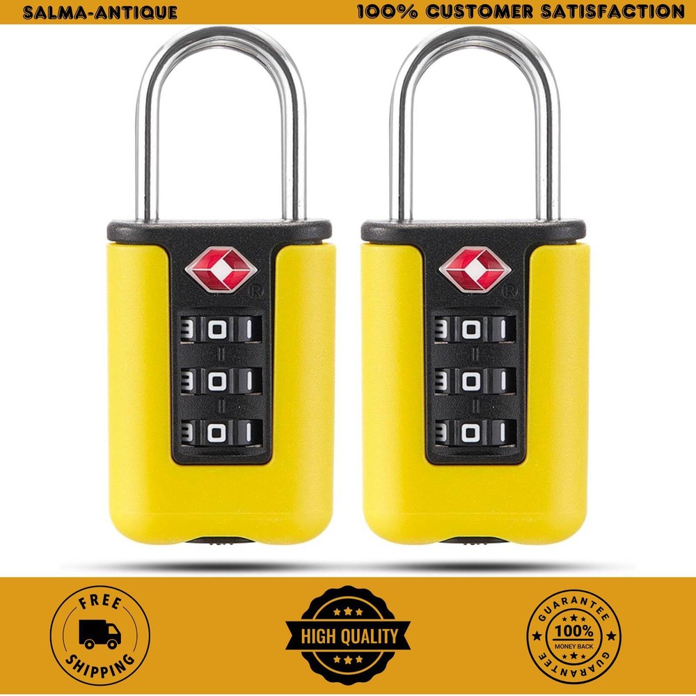 TSA Approved Locks for Gun Case- 2 Pack Sturdy TSA Locks for Luggage, Rifles and