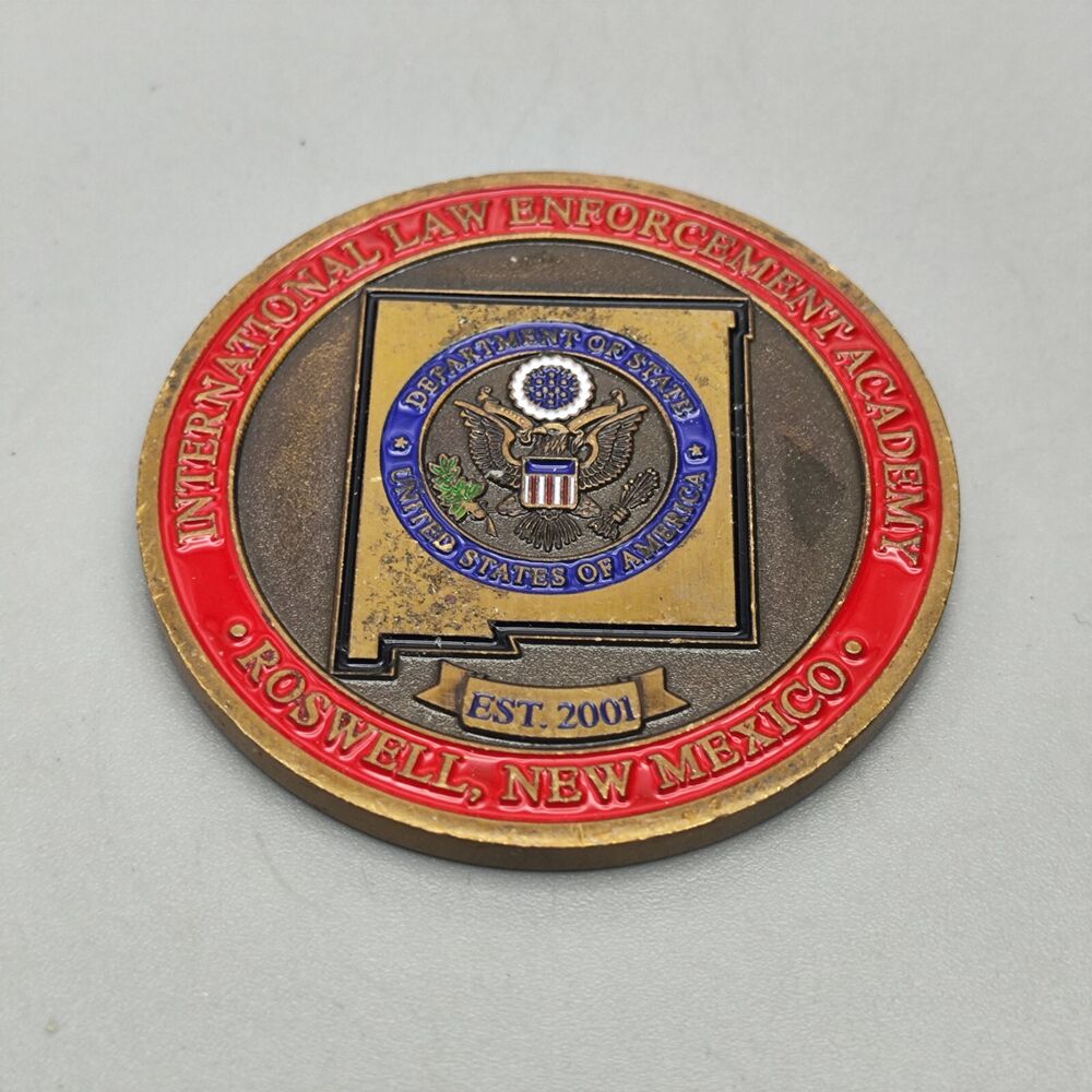 Department of State International Law Enforcement Academy Roswell Challenge Coin