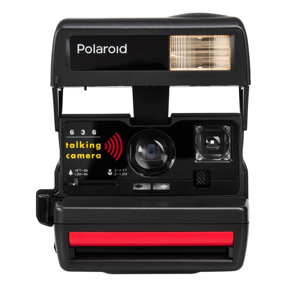 Vintage Polaroid 600 636 Talking Instant Camera for Retro Photography