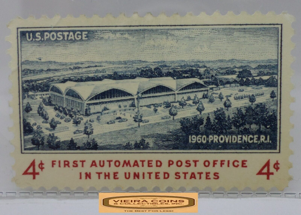 USA Postage First Automated Post Office 4 Cents Stamp - #S41742NQ-image