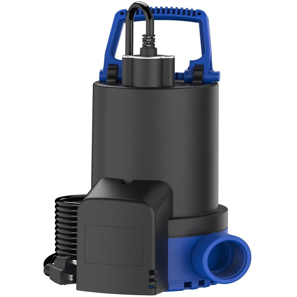Submersible Water Pump, 1HP 3200GPH Sump Pump with 10FT Power Cord, 3/4