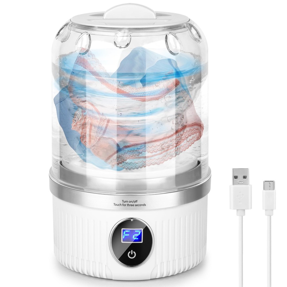 Mini Portable Rechargeable Underwear Washing Machine with 3 Speeds