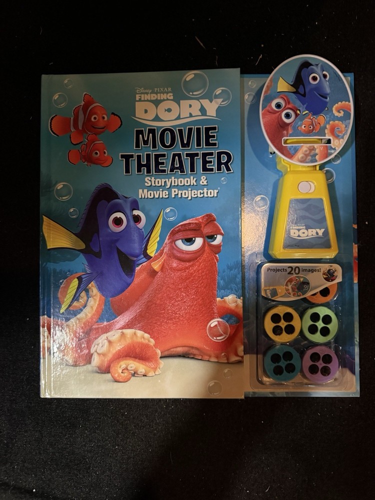 Disney Pixar Finding Dory Storybook Movie Projector Book, New
