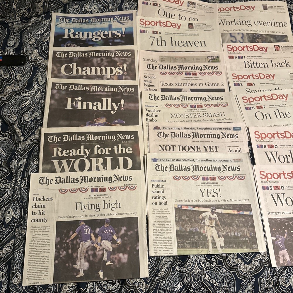 2023 Texas Rangers Game 6-7 Astros Game And Complete World Series Set Wow🔥🔥