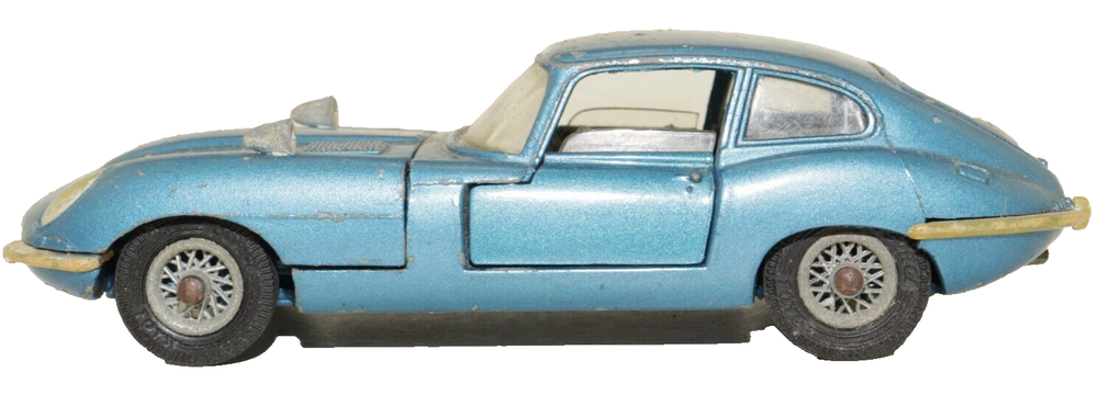 Corgi Toy No 335 Jaguar E Type 2+2 4.2L Sports Car Great Britain blue
