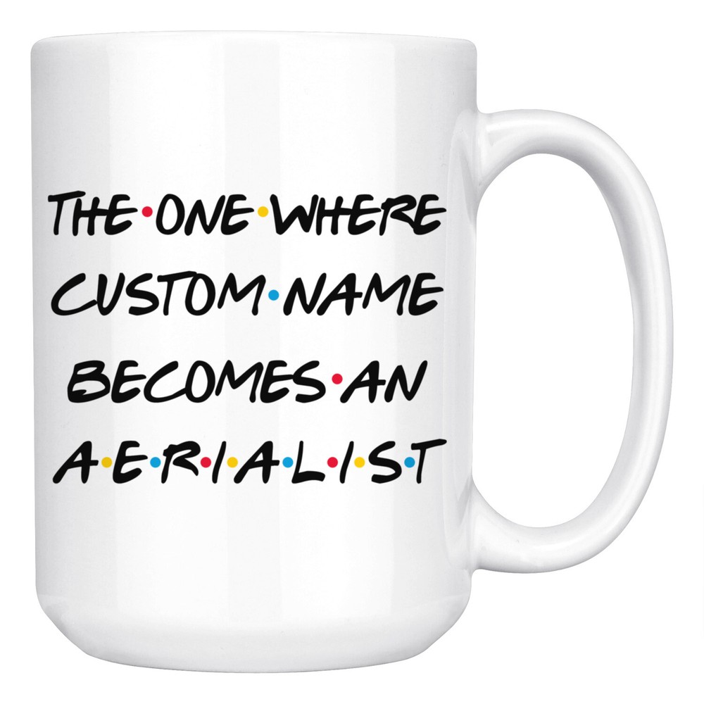 Personalized Aerialist Job Promotion Mug, Aerialist Graduation Present Gift