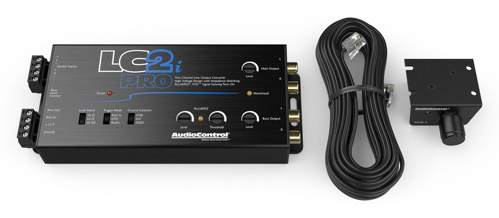 AudioControl LC2i PRO 2 Channel 400 Watts line output converter AccuBASS ACR-1