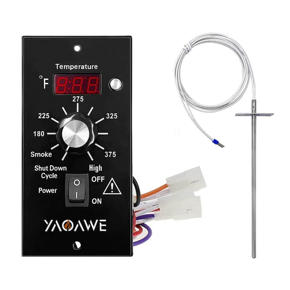 Digital Thermostat Kit Replacement Parts, Compatible with Traeger Pellet Gril...