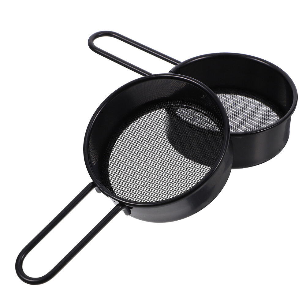 2 Mini Flour Sifters Handheld Baking Strainers for Precise Sifting