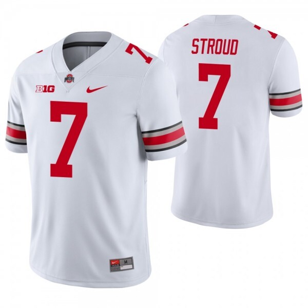 C.J. Stroud MEN Stitched Jersey White / Black / Red