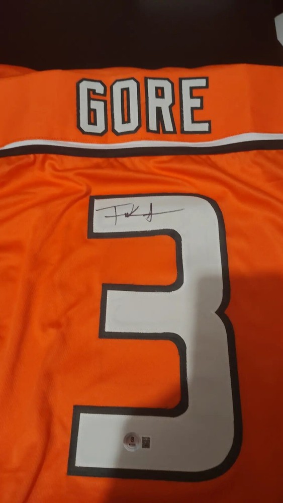 Frank Gore Signed Jersey (Beckett) Miami Hurricanes