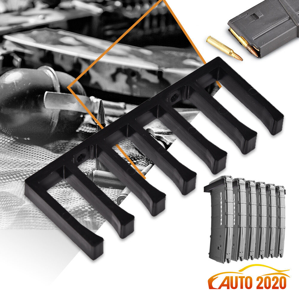 x6 Standard Wall Mount Mag Holder Magazine storage rack BK Fit For 223/556